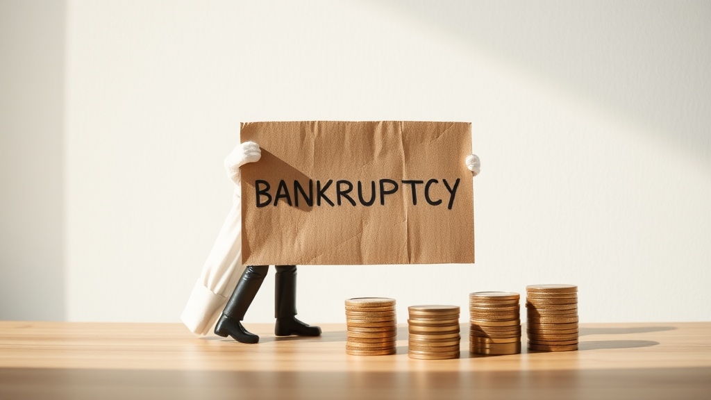 image illustrating the risks of personal bankruptcy affecting individuals and families