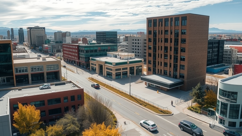 Image of Edmonton showcasing its vibrant arts scene and outdoor spaces, highlighting local challenges in debt relief and housing costs. Debt solutions available.