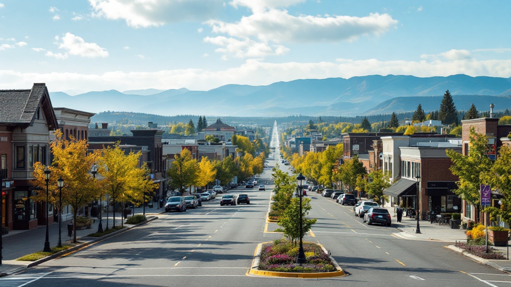 Kelowna city skyline with a focus on financial concepts related to debt relief. Debt solutions available.