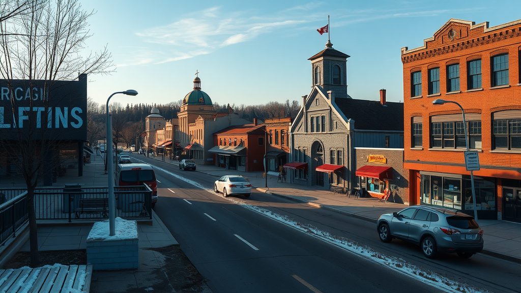 Image of Steinbach, Manitoba showcasing vibrant community and outdoor recreational spaces amid rising housing costs and financial challenges. Debt solutions available.