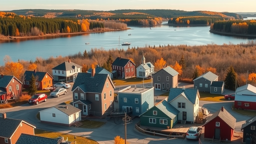 Scenic view of Beaubassin East showcasing outdoor activities and rich Acadian culture amidst financial challenges. Debt solutions available.