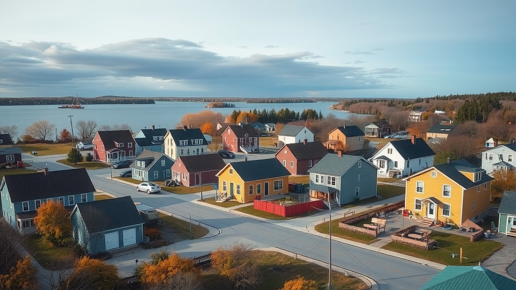 Scenic view of Burton, New Brunswick, highlighting local events, outdoor activities, and community charm amidst debt relief challenges. Debt solutions available.