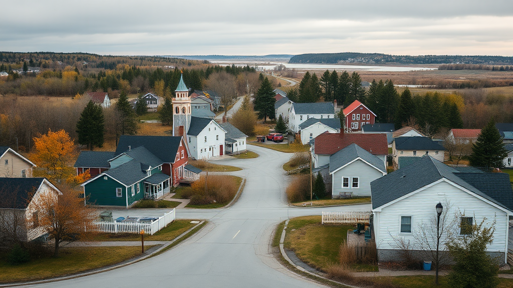 Scenic view of Sussex, New Brunswick highlighting outdoor activities and community spirit amidst agricultural landscapes. Debt solutions available.