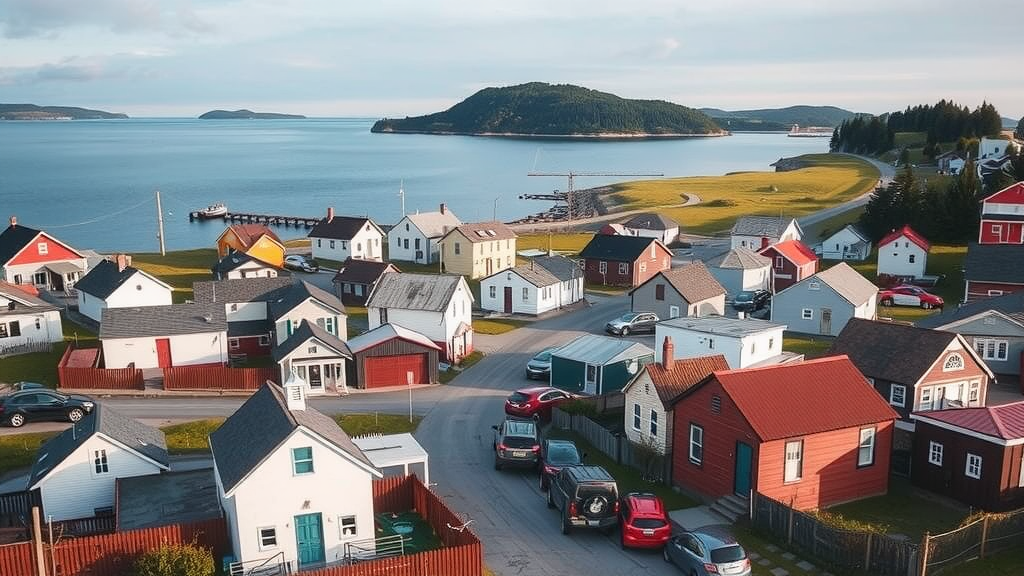 Labrador City landscape showcasing mining resources and outdoor activities amidst stunning natural scenery. Debt solutions available.