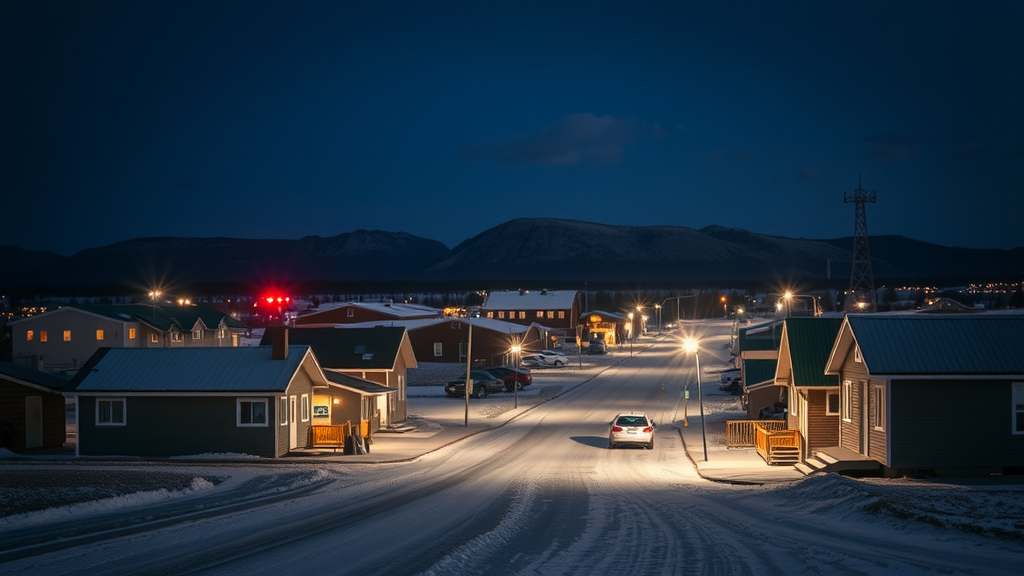 Scenic view of Inuvik, highlighting community initiatives for debt relief and financial wellness. Debt solutions available.