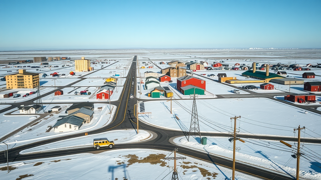 Iqaluit cityscape showcasing Arctic landscapes and vibrant Inuit culture amidst financial challenges and debt relief options.