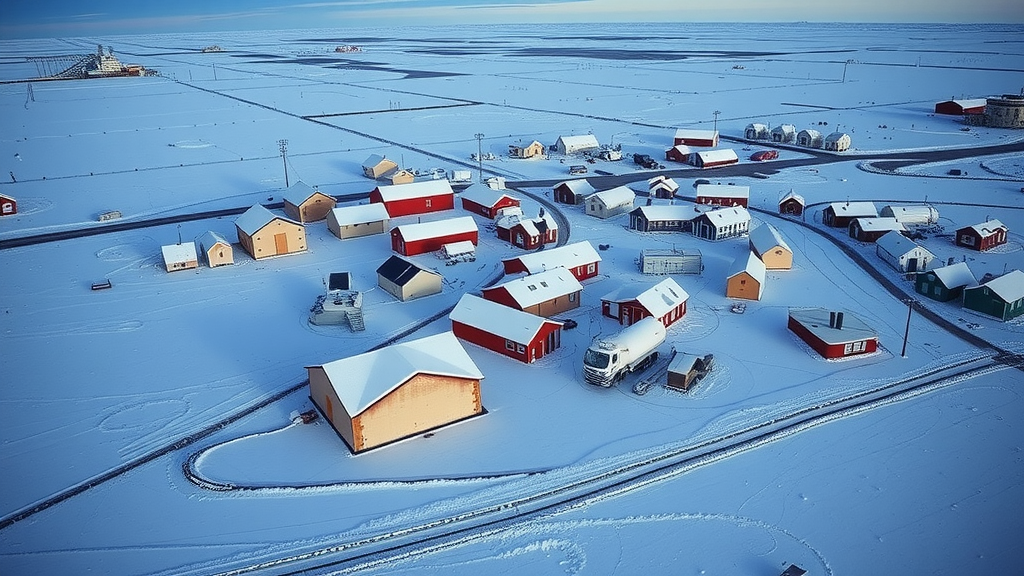 Scenic view of Rankin Inlet showcasing Arctic landscapes amid challenges of high living costs and limited employment opportunities. Debt solutions available.