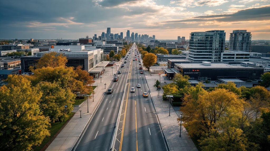 Kitchener skyline with a focus on financial growth and debt relief services in the area Debt solutions available.