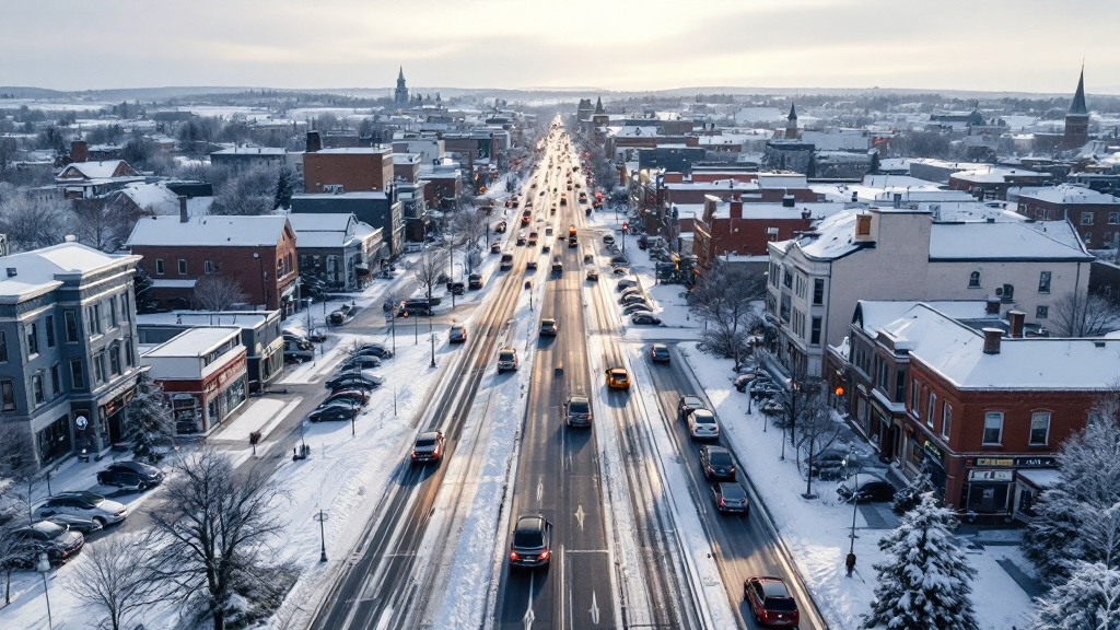 scenic view of Cowansville with a focus on community and debt relief services available in the area Debt solutions available.