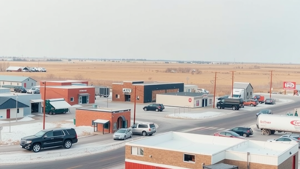 Image of Estevan, Saskatchewan showcasing its parks and community events amidst economic challenges and debt relief needs. Debt solutions available.