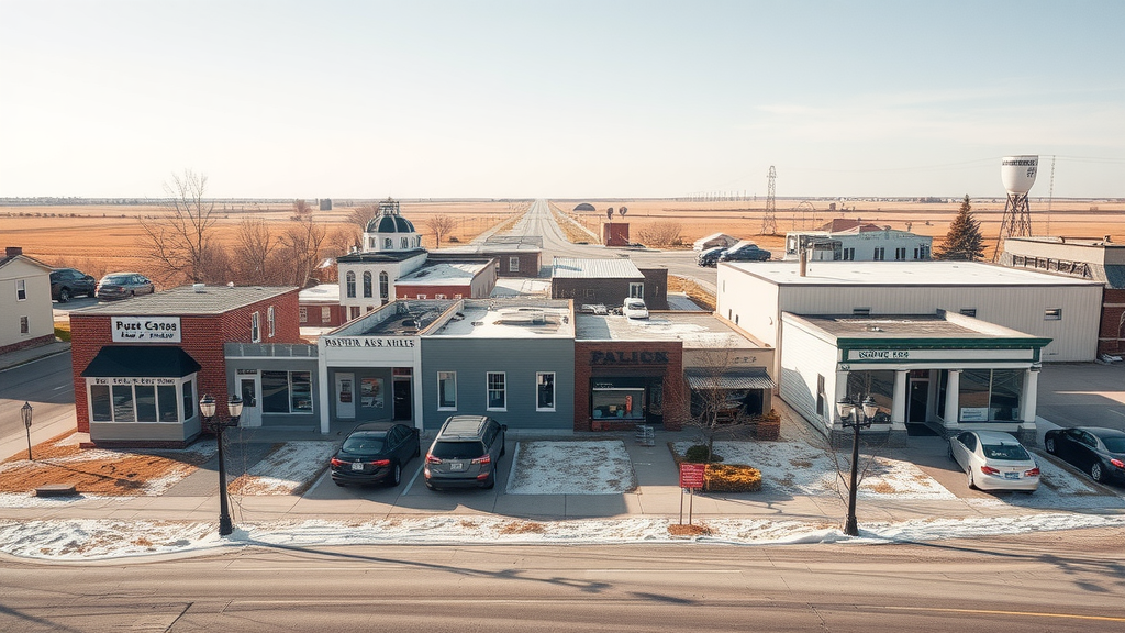 Image of Melville, Saskatchewan highlighting community spirit and agricultural heritage amid debt relief challenges faced by residents.