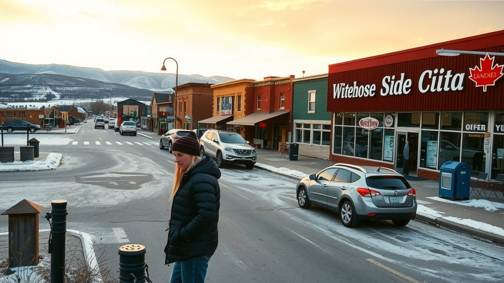 Image of Whitehorse, Yukon, showcasing the natural beauty and outdoor activities amidst local financial challenges and debt relief options.